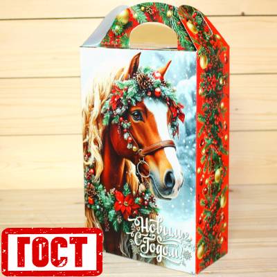 Сладкий новогодний подарок по ГОСТу в жестяной упаковке в Решетниково
